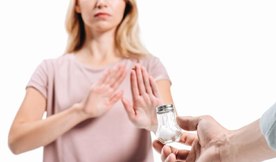 A muller rexeita o sal