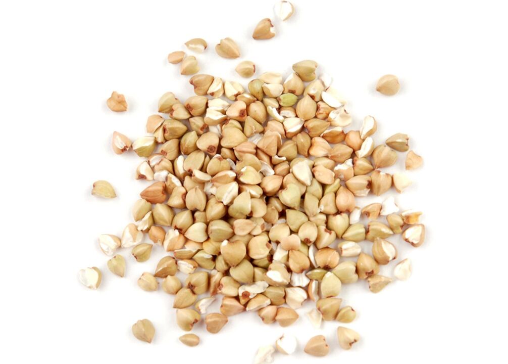 Para unha dieta mono, recoméndase usar o trigo sarraceno verde máis saudable